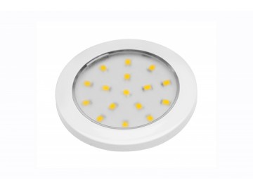 GTV  LD-LU16ZB-10 Svítidlo LED LUMINO bílá lesk 12V DC, 1.5W,  studená bíl