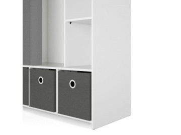 Skříň Harmony 120 bílá/grey