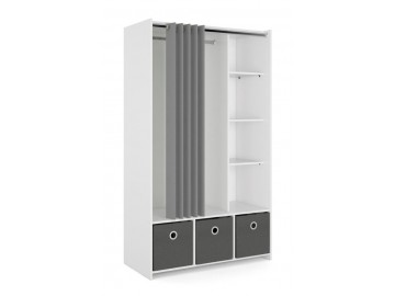 Skříň Harmony 120 bílá/grey