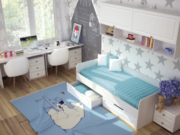 Závěsný regál PRAGA KIDS AH-722