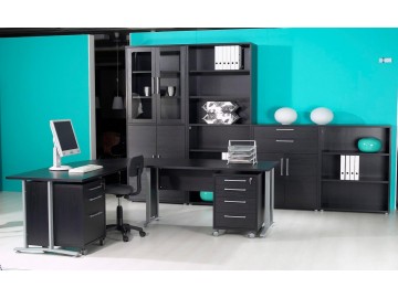 Kontejner na kolečkách Office 418 černý