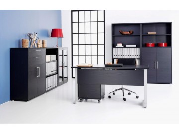 Kontejner na kolečkách Office 418 černý