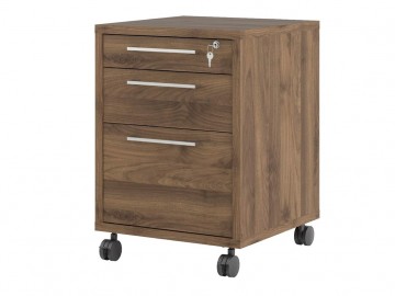 Kontejner na kolečkách Office 418 ořech