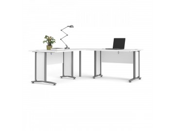 Rohové nohy stolu Office 438 silver grey