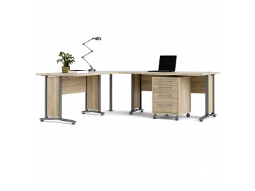 Rohové nohy stolu Office 438 silver grey