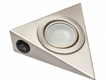 GTV  LD-OPT30S-51N LED svítidlo s vypínačem, INOX, 12V, 1.8W, teplá bílá