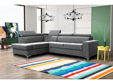 Sedací souprava Silk L světle šedá