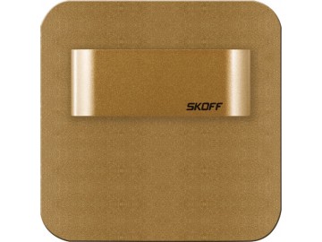 SKOFF LED nástěnné schodišťové svítidlo MS-SAL-M-N-1 SALSA SHORT mat.mosaz(M