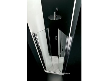 Hopa EVO sprchové dveře 84-88 cm chromovaný rám čiré sklo