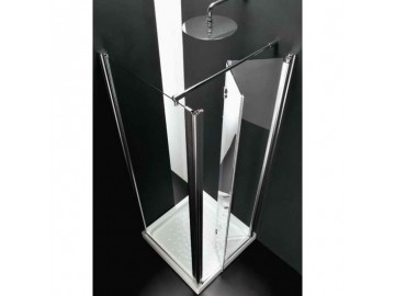 Hopa SPACEDUE sprchové dveře 77-80 cm chromovaný rám čiré sklo pravé