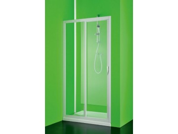 Olsen Spa Maestro Due sprchov&eacute; dveře 130-120 cm b&iacute;l&aacute; čir&eacute; sklo - vr&aacute;ceno z v&yacute;stavy