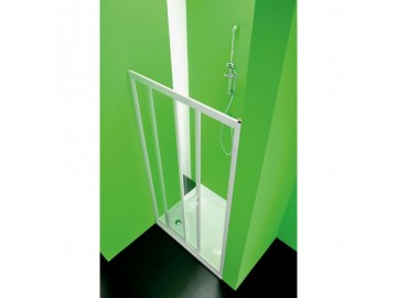 Olsen Spa Maestro Due sprchov&eacute; dveře 130-120 cm b&iacute;l&aacute; čir&eacute; sklo - vr&aacute;ceno z v&yacute;stavy
