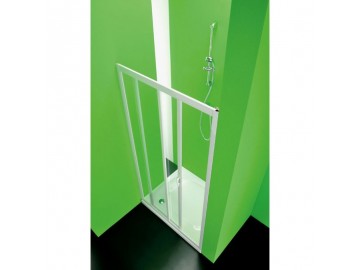 Olsen Spa Maestro Due sprchové dveře 150-140 cm bílá čiré sklo