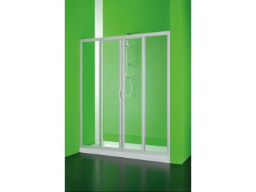 Olsen Spa Maestro Centrale sprchové dveře 120-110 cm bílá čiré sklo