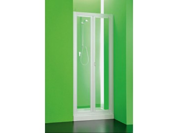 Olsen Spa Domino sprchové dveře 69-74 cm bílá čiré sklo