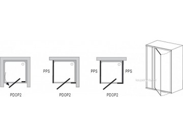 Ravak PDOP2 sprchové dveře 120 cm