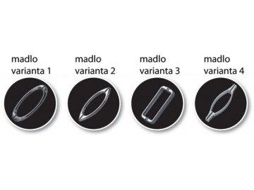 Hopa MADEIRA II sprchové dveře 95 cm chromovaný rám matné sklo levé