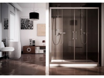 Hopa MITHRA sprchové dveře 170 cm chromovaný rám čiré sklo