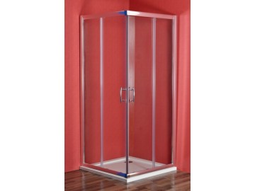 Arttec SMARAGD 80 clear NEW sprchový kout 80x80 cm chromovaný rám čiré sklo