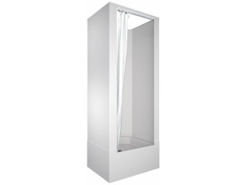 Teiko POLY NEW bílá sprchový box 81x81 cm sprchový závěs