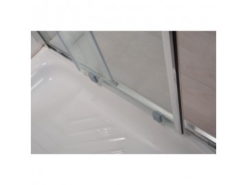 Valentina GIADA sprchový kout 80x100 cm chrom rám čiré sklo