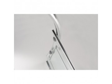 Valentina GIADA oblý sprchový kout 80x80 cm chrom rám čiré sklo