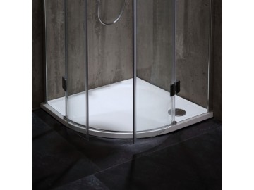 Valentina LONDON oblý sprchový kout 90x90 cm chrom čiré sklo