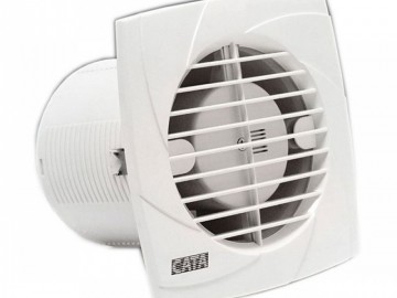 Sapho B-10 PLUS T koupelnový ventilátor s časovačem, 15W, potrubí 100mm, bílá