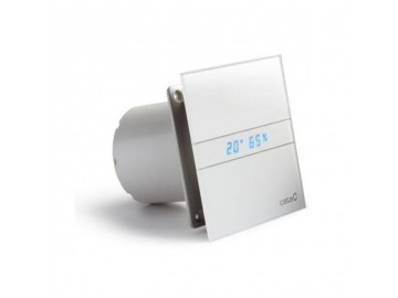 Sapho E-100 GTH koupelnový ventilátor axiální s automatem, 8W, potrubí 100mm, bílá