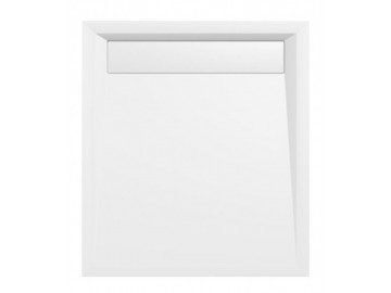 Polysan VARESA vanička z litého mramoru se záklopem, obdélník 90x80x4cm