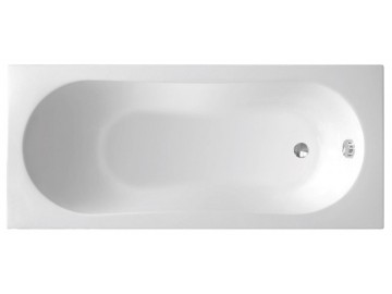 Aqualine JIZERA vana 120x70x39cm bez nožiček, bílá