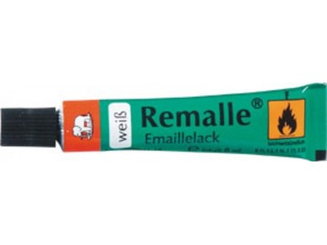 Aqualine REMALLE opravný smalt, 8 ml, bílá