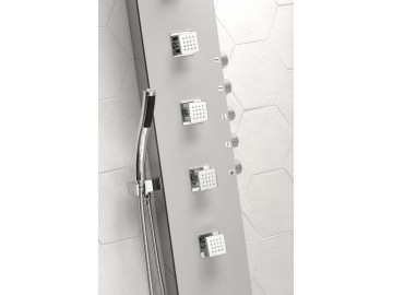 Polysan SOUL 200 sprchový panel nástěnný, 210x1500mm, wenge