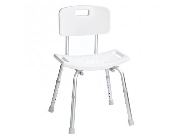Sapho Židle s opěradlem, nastavitelná výška, bílá