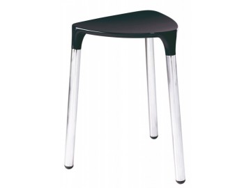 Sapho YANNIS koupelnová stolička 37x43,5x32,3 cm, černá