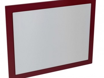 Sapho MITRA zrcadlo v rámu 72x52x4 cm, bordó