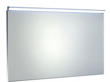 Sapho BORA zrcadlo v rámu 1000x600mm s LED osvětlením, chrom