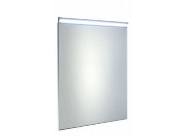 Sapho BORA zrcadlo v rámu 600x800mm s LED osvětlením, chrom