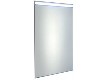 Sapho BORA zrcadlo v rámu 500x700mm s LED osvětlením, chrom