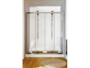 Sapho COLONNA držák ručníků 450x74mm, broušená nerez