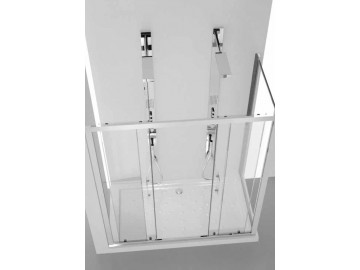Sapho COLONNA držák ručníků 450x74mm, broušená nerez