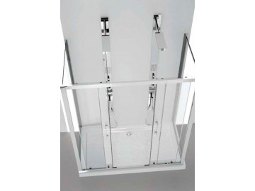 Sapho COLONNA držák ručníků 450x74mm, broušená nerez