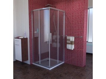 Polysan LUCIS LINE čtvercová sprchová zástěna 900x900mm, čiré sklo