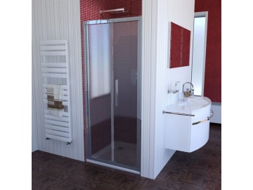 Polysan LUCIS LINE skládací sprchové dveře 900mm, čiré sklo