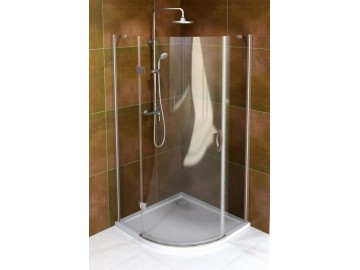 Gelco LEGRO čtvrtkruhová sprchová zástěna jednokřídlá 900x900mm, čiré sklo