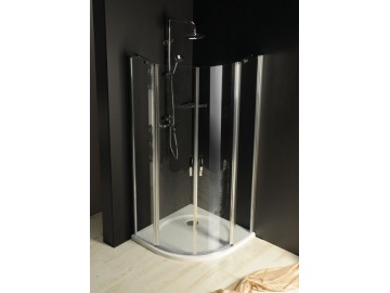 Gelco ONE čtvrtkruhová sprchová zástěna 900x900mm, čiré sklo