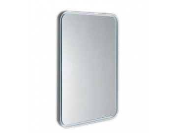 Sapho FLOAT zaoblené zrcadlo s LED osvětlením 60x80cm, bílá
