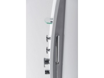Polysan LUK sprchový panel 250x1300mm s termostat. baterií, rohový