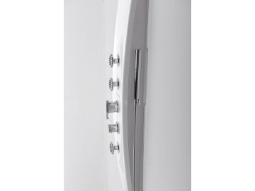 Polysan MOLA sprchový panel 210x1300mm s termostat. baterií, nástěnný