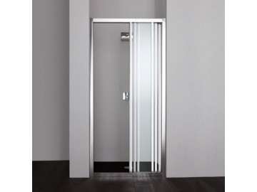 Valentina STAR sprchové dveře 80 cm chromovaný rám čiré sklo